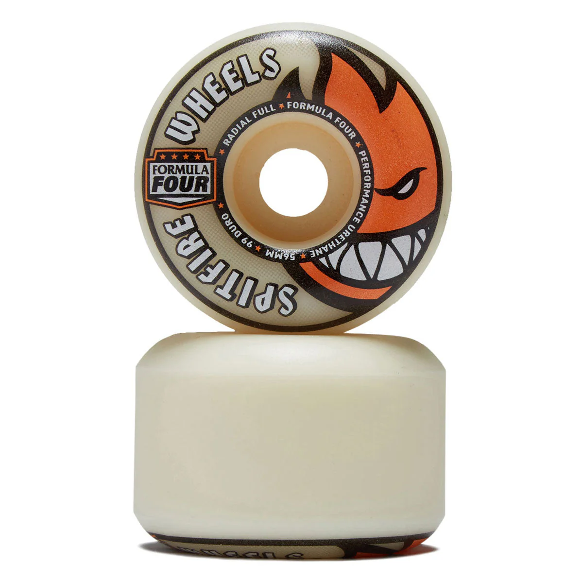 Spitfire F4 99d Radial Full Skateboard Wheels - Natural - 56mm - Image 2