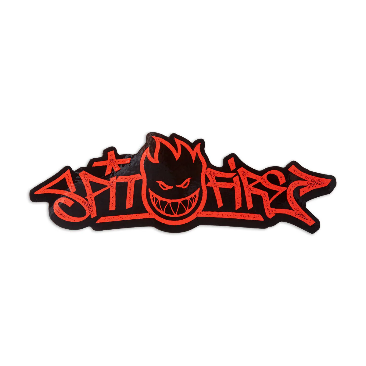 Spitfire Vinz MD Sticker - Black/Red