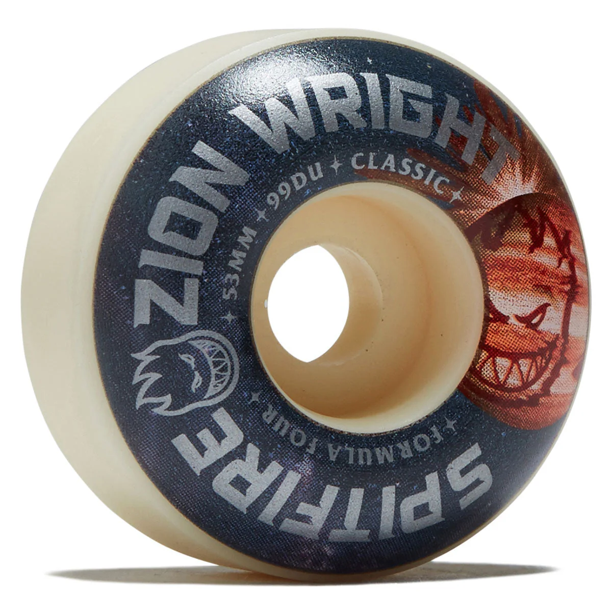Spitfire Zion Cosmic F4 99d Classic Skateboard Wheels - Natural - 53mm