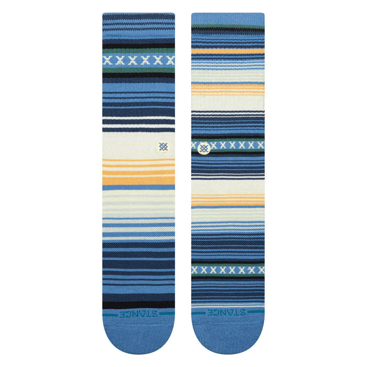 Stance Curren St Crew Socks - Capri Blue - Image 2