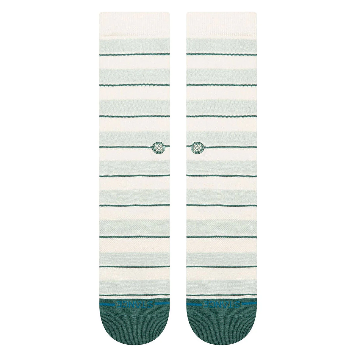 Stance Striped It Crew Socks - Teal - Image 2