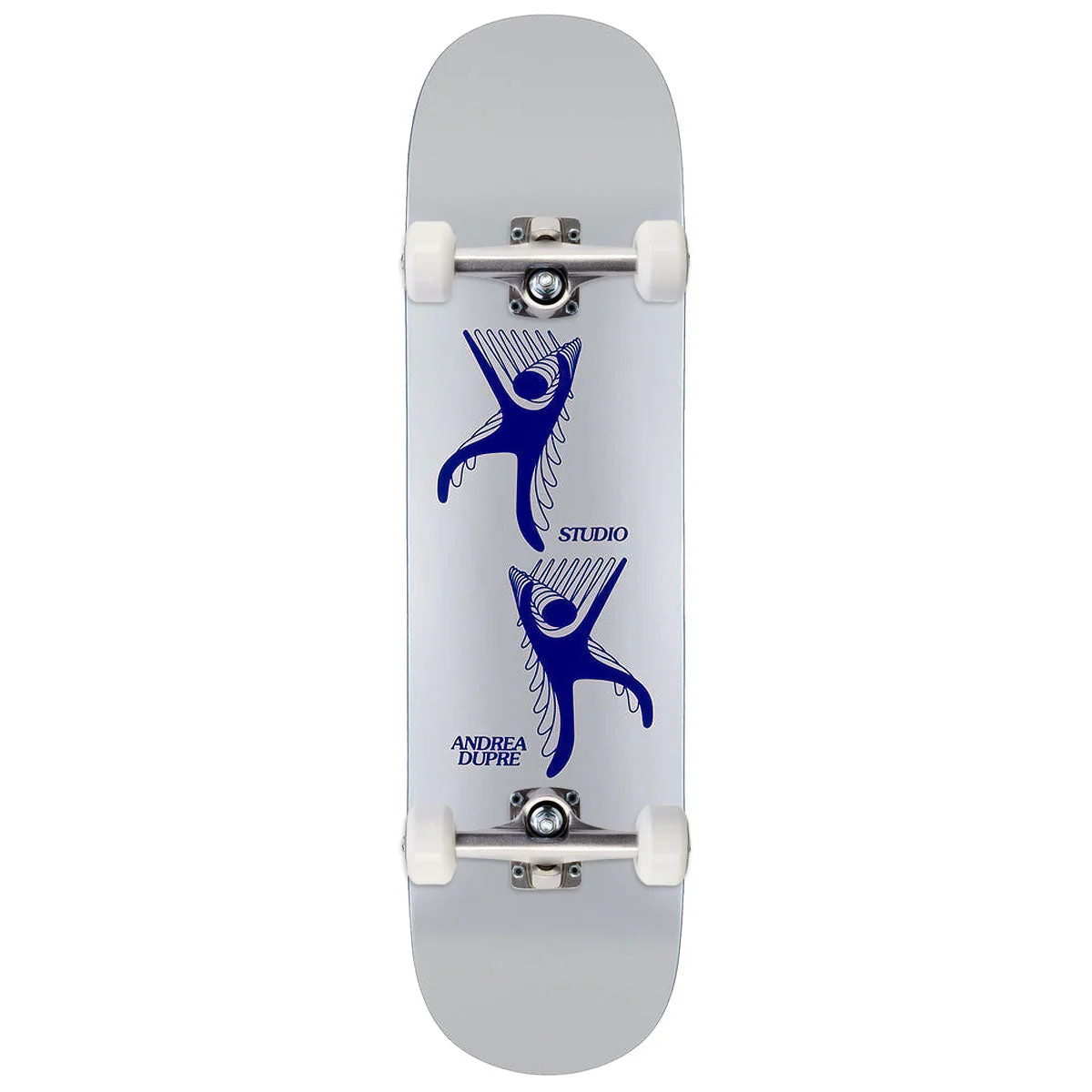 Studio Dupre Body Roll Skateboard Complete - Silver - 8.25"