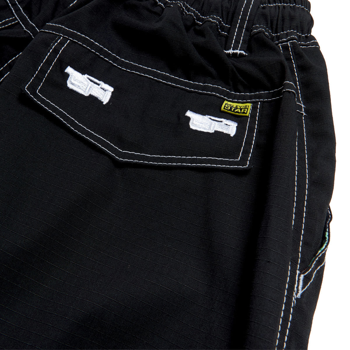 Televisi Star VX1 Cargo Shorts - Black - Image 4