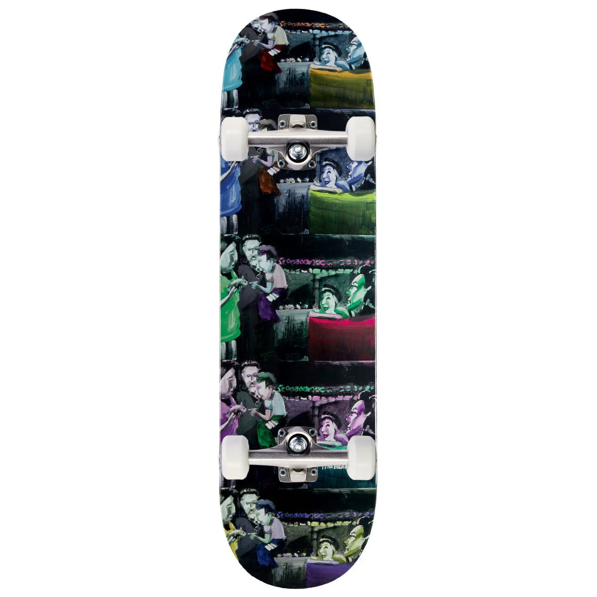 The Heated Wheel On Holiday Skateboard Complete - 8.50"