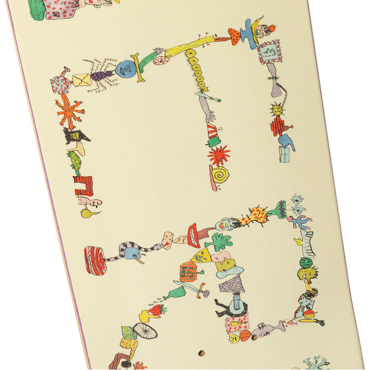 There Team Detritus Skateboard Complete - Beige - 8.12" - Image 3