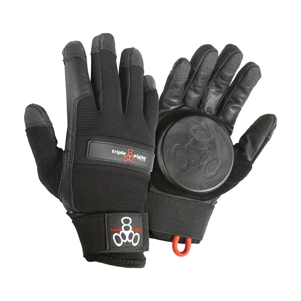 Triple Eight Downhill Slide Gloves - Black