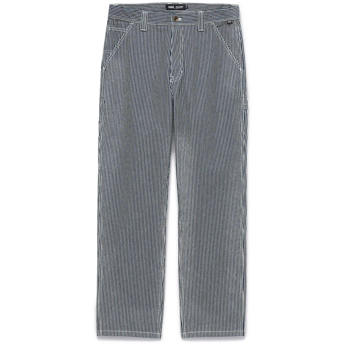 Vans Drill Chore Loose Tapered Carp Hickory Stripe Pants - Indigo - Image 2