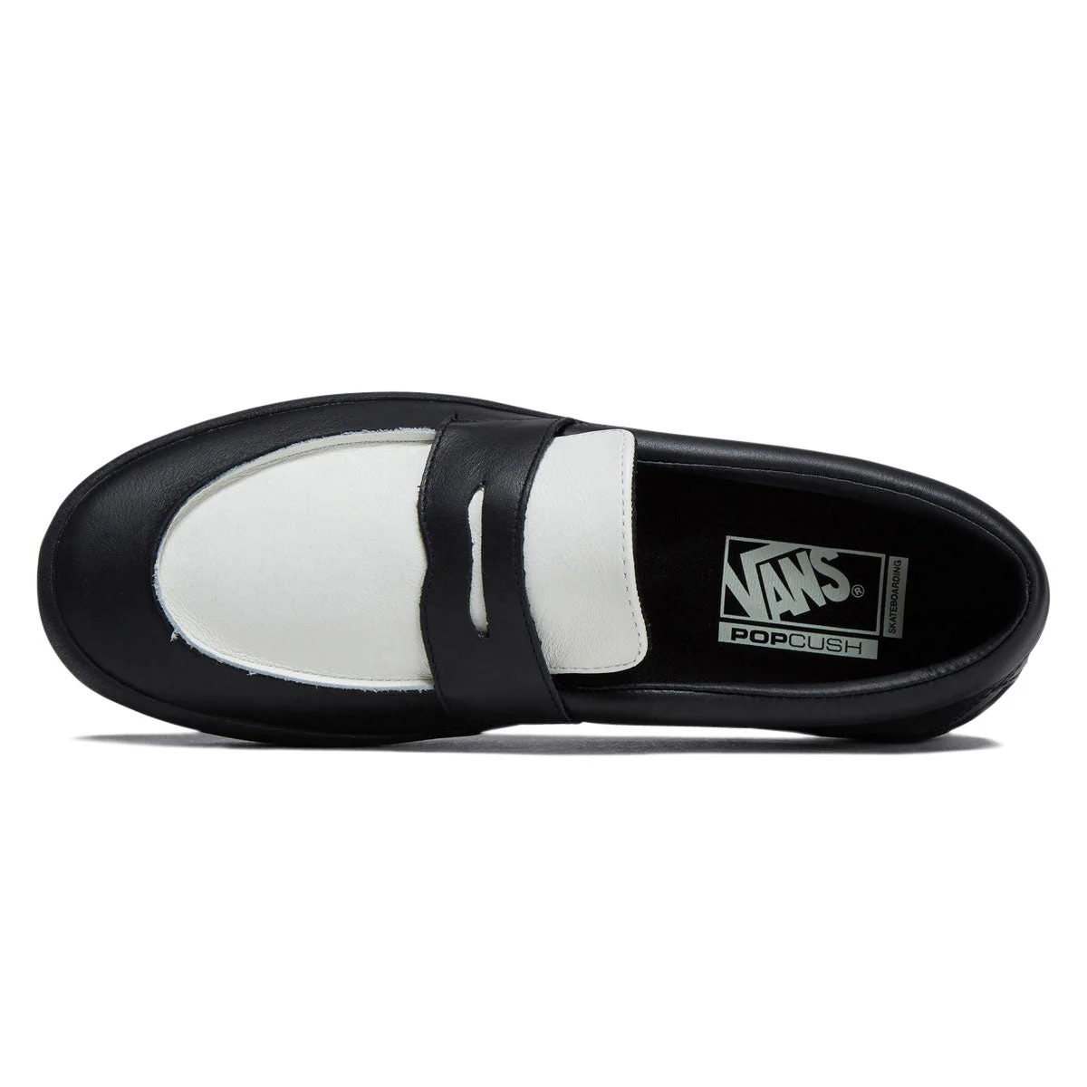 Vans Skate Loafer Shoes - Black/White - Image 3