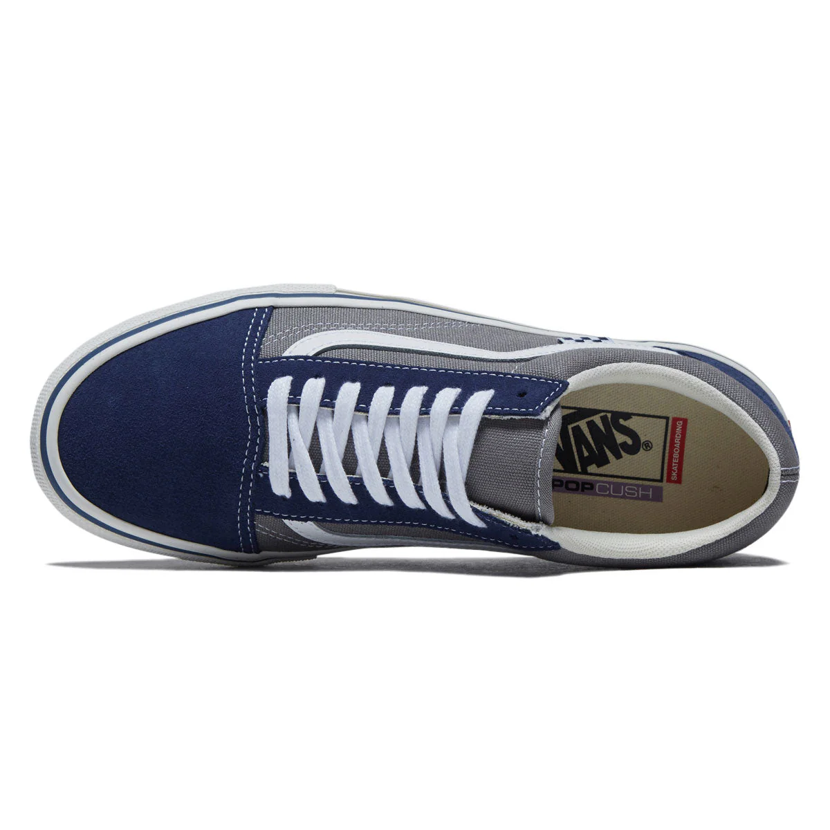 Vans Skate Old Skool Shoes - Blue/Grey - Image 3