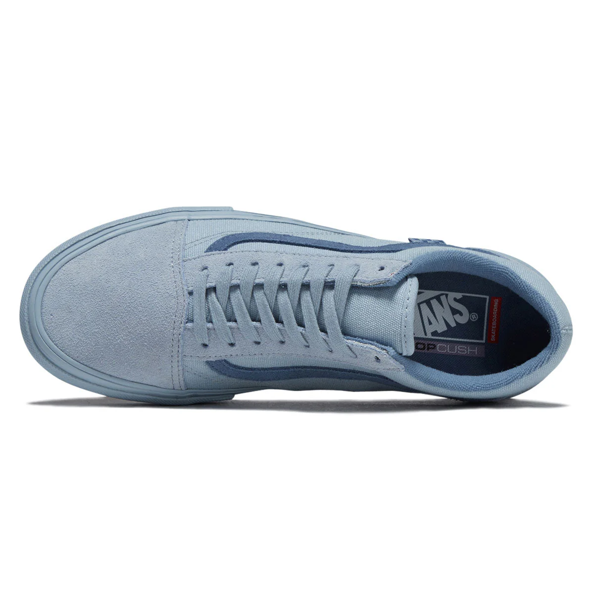 Vans Skate Old Skool Shoes - Soft Slate Blue - Image 3