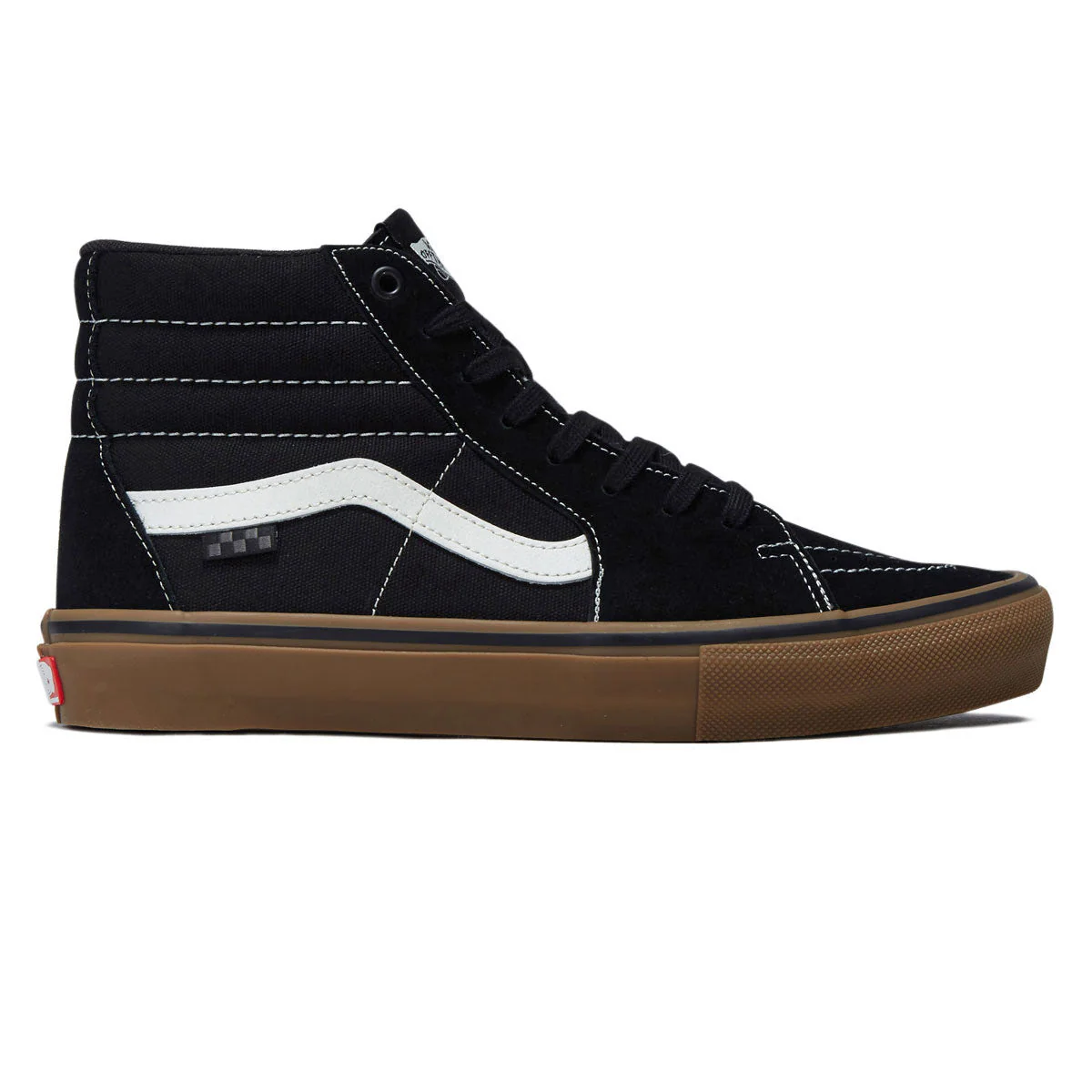 Vans Skate Sk8-Hi Shoes - Black/Gum/White