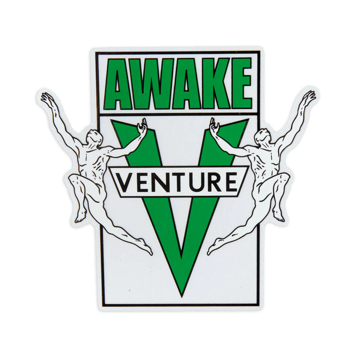 Venture Awake '87 MD Sticker - Green