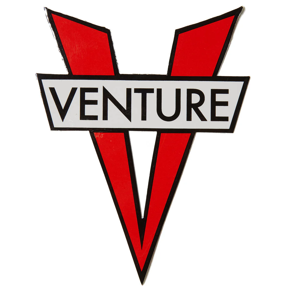 Venture V Die-Cut MD Sticker - Red