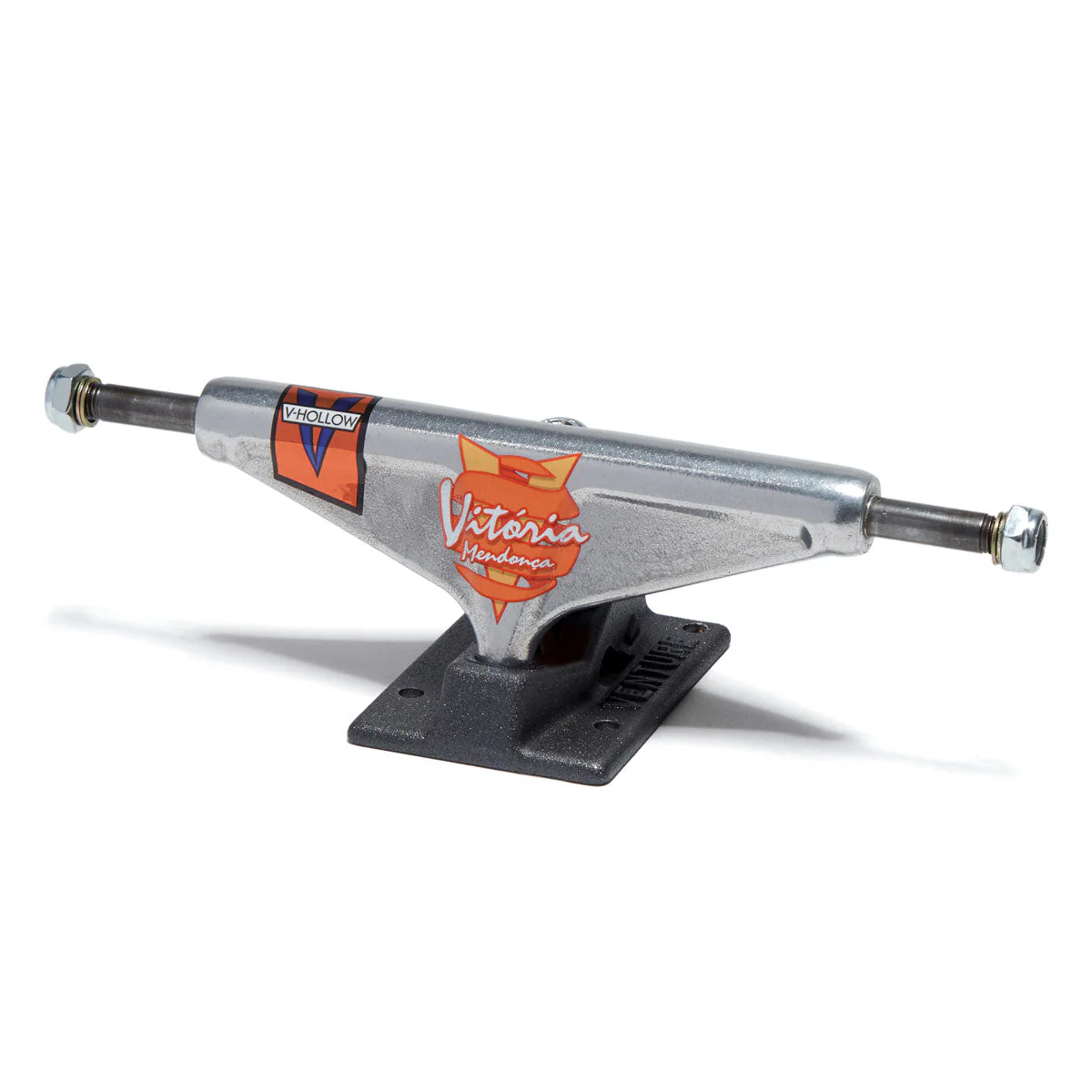 Venture Vitoria Mendonca V-Hollow Skateboard Trucks - Polished/Grey - 5.2 Hi