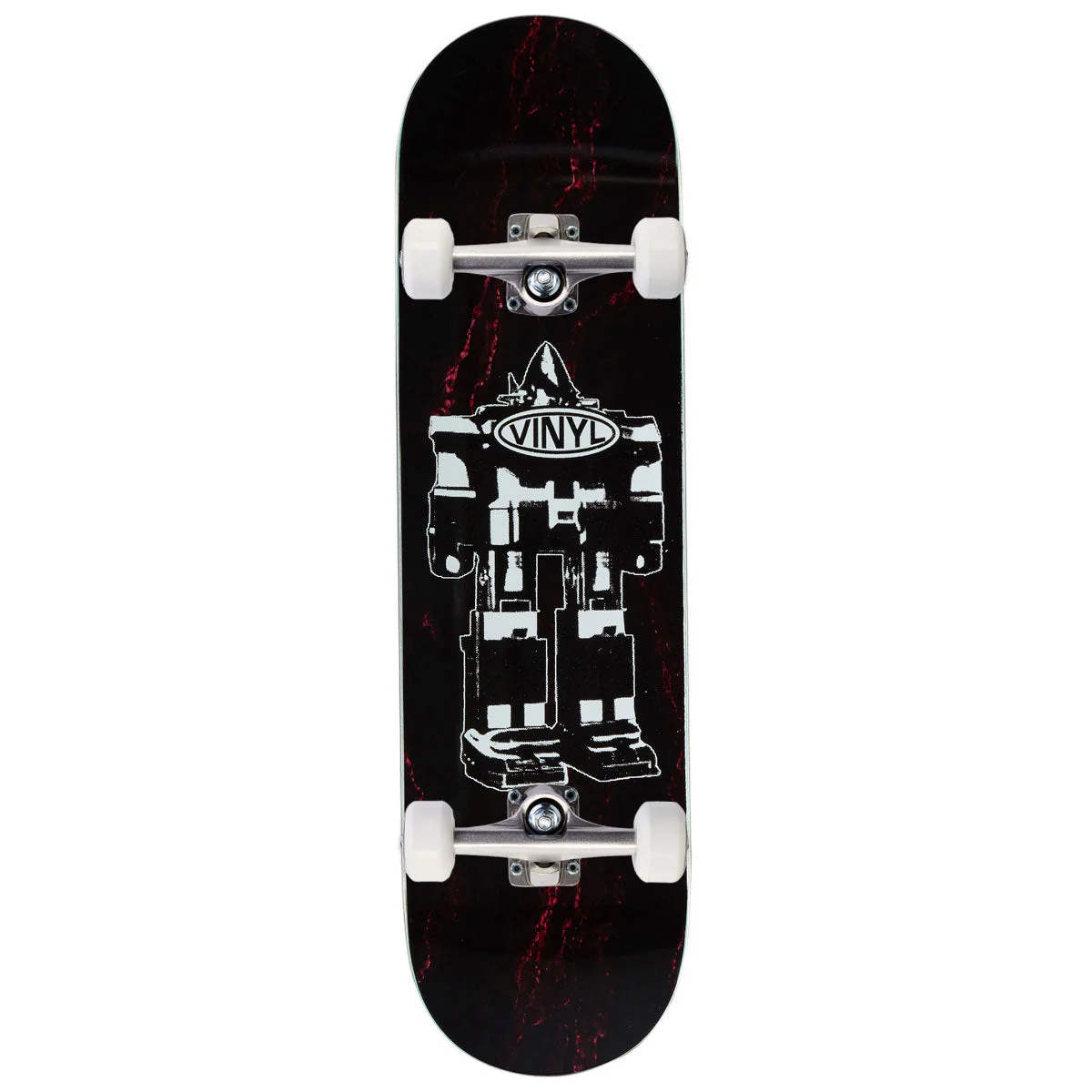 Vinyl Robot Skateboard Complete - 8.25"