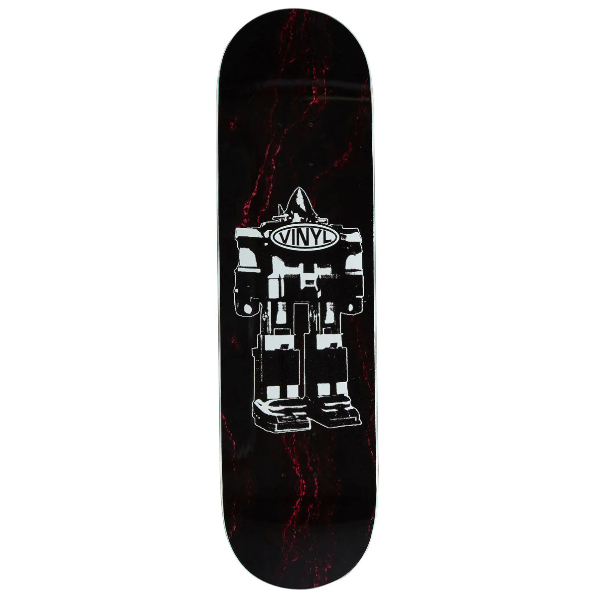 Vinyl Robot Skateboard Deck - 8.125"