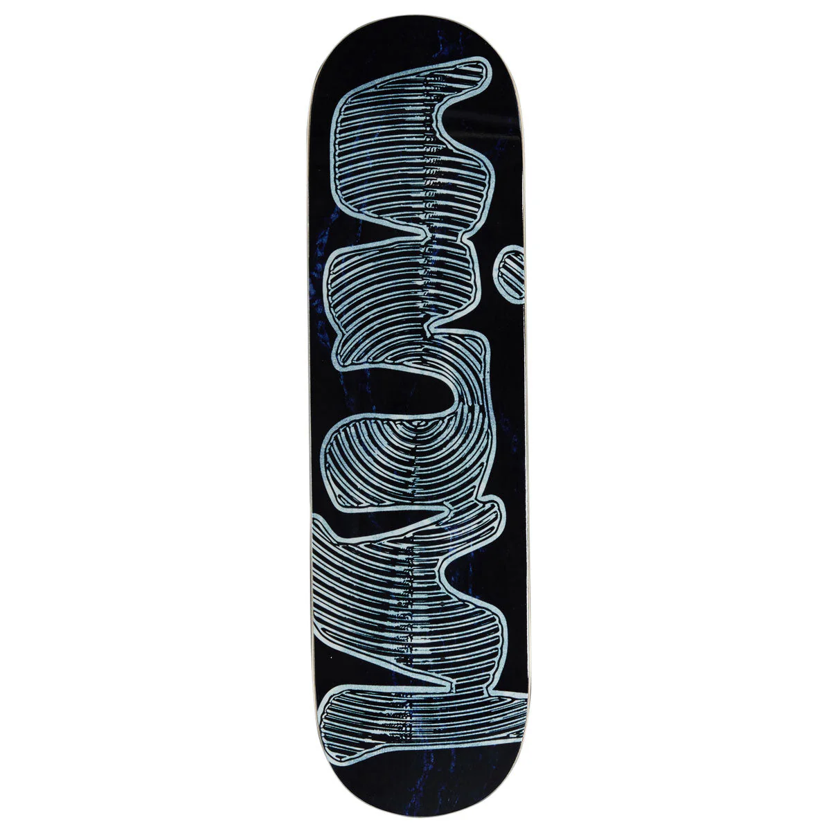 Vinyl Spiral Skateboard Deck - Blue Marble - 8.25"