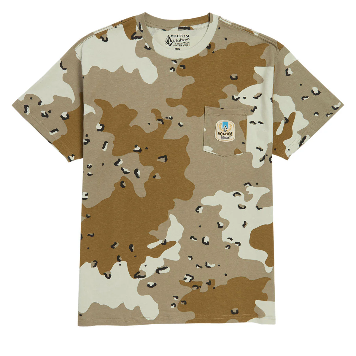 Volcom Desert Beers Pocket T-Shirt - Light Khaki