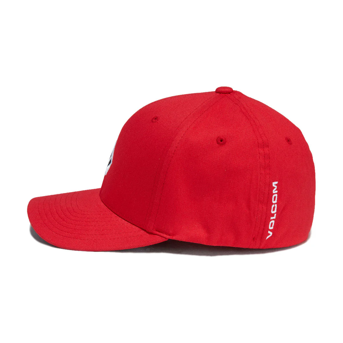 Volcom Full Stone Flexfit Hat - Ribbon Red - Image 3