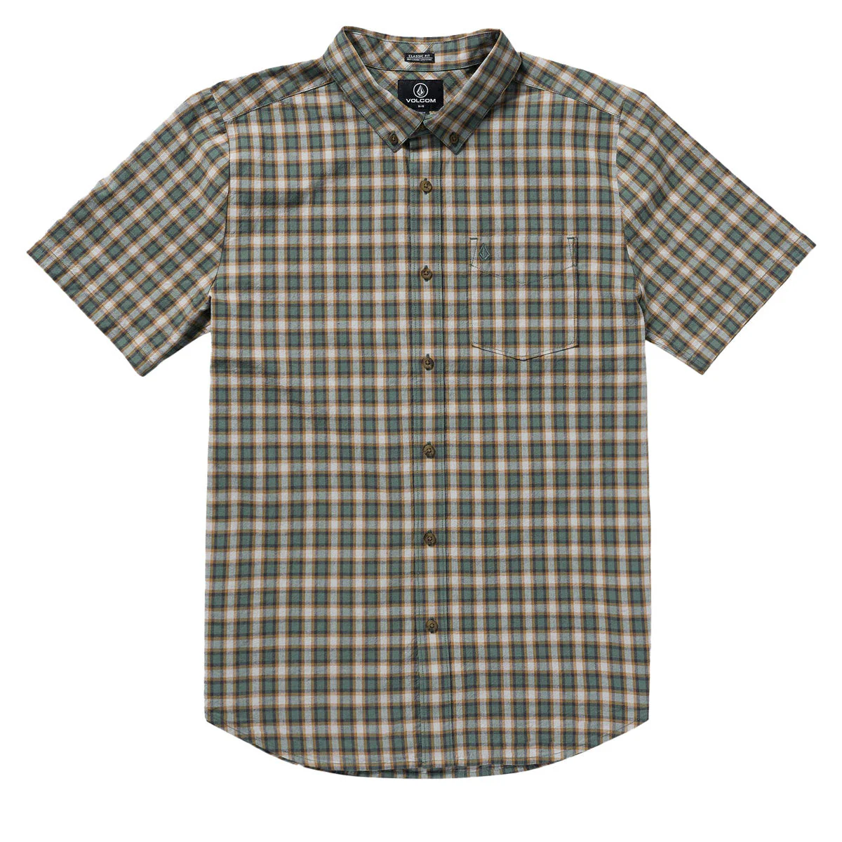 Volcom Morphew Shirt - Light Olive - Image 4