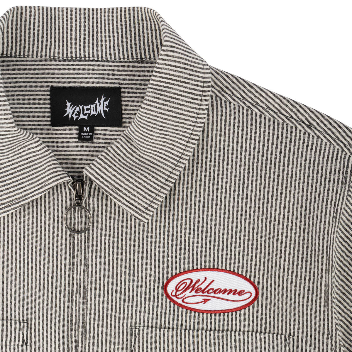 Welcome Garage Oxford Shirt - Black/Grey - Image 3