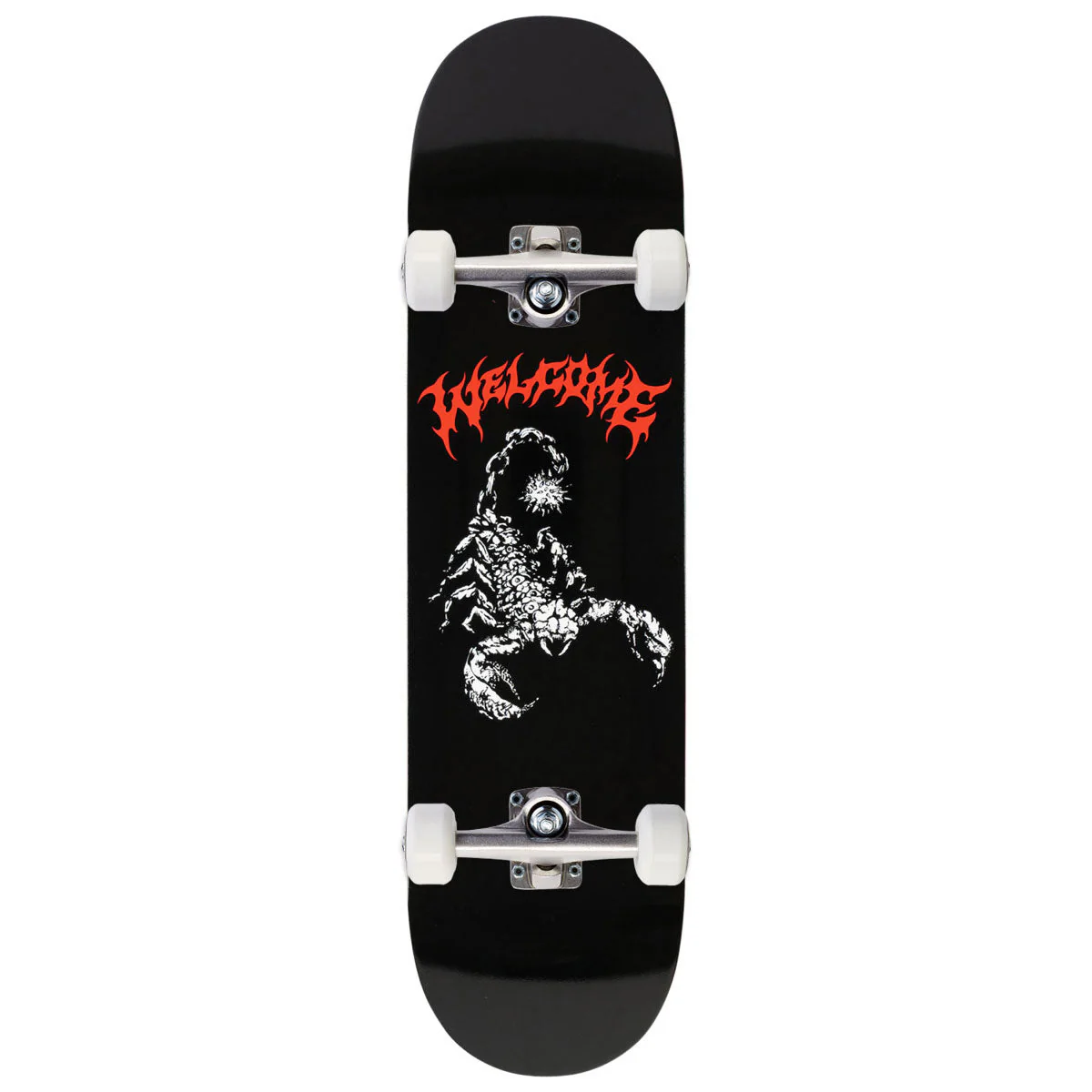 Welcome Mace Skateboard Complete - Black - 8.25"