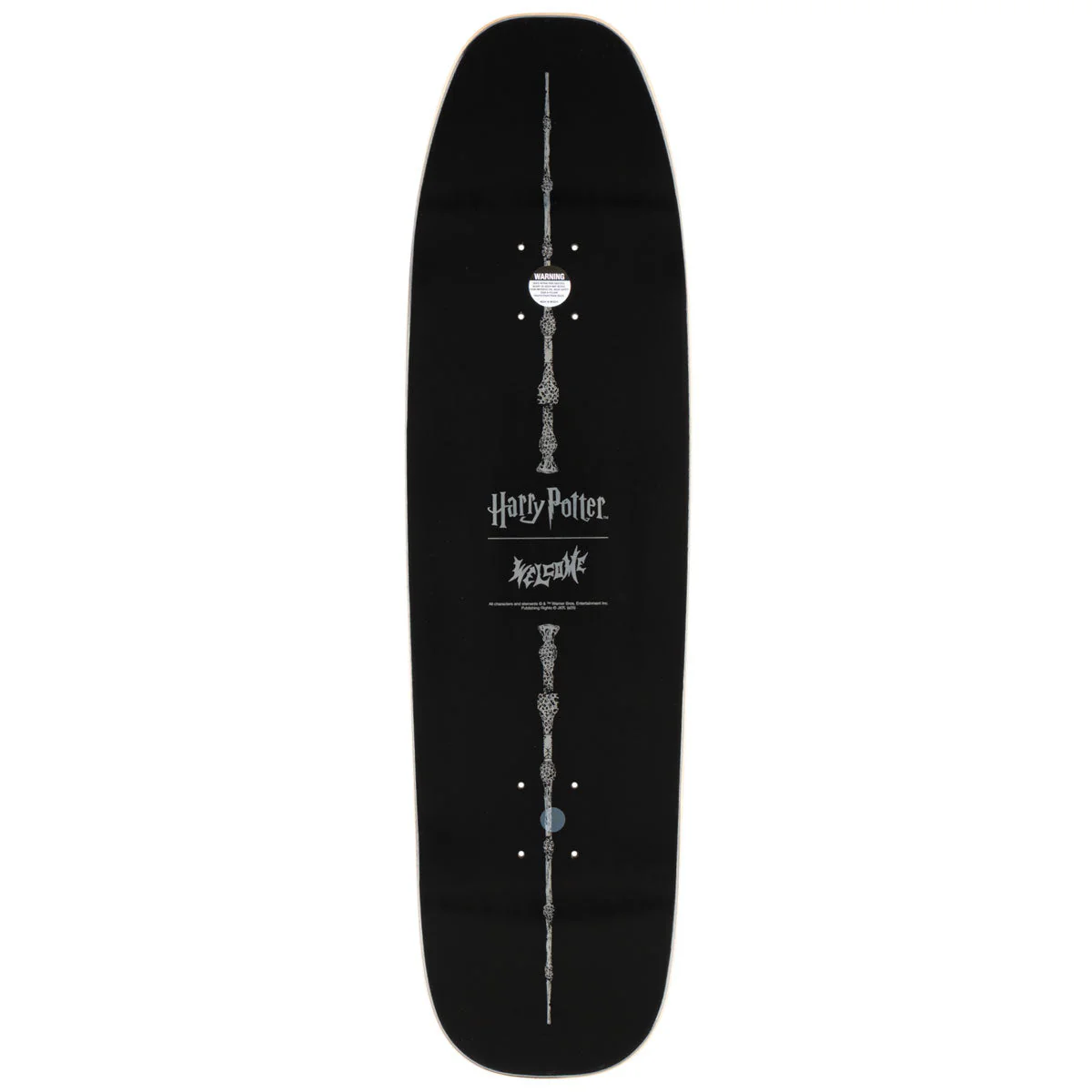 Welcome x Harry Potter Seeker On Nimbus 5000 Skateboard Deck - Gold Foil - 8.75" - Image 2