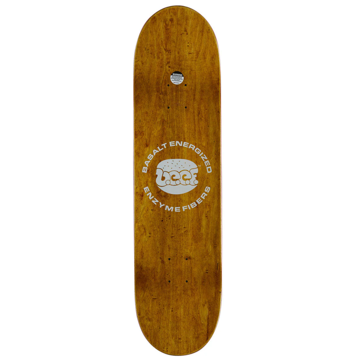 WKND Enzyme B.E.E.F MC Skateboard Deck - Black - 8.25" - Image 2