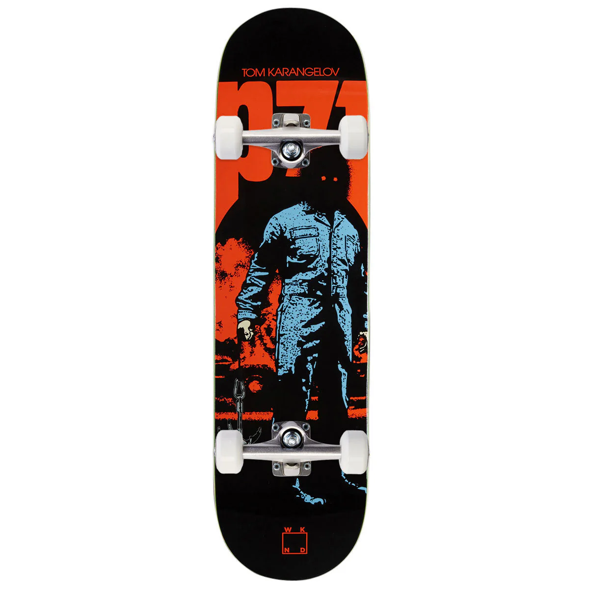 WKND P71 Tom Karangelov WB Skateboard Complete - Metallic Ink - 8.25"