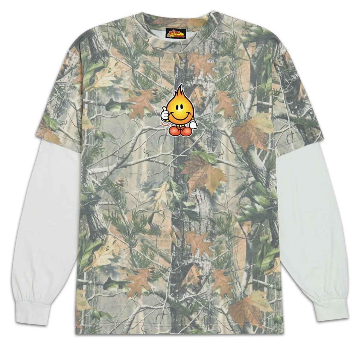 World Industries Classic Flameboy Layered T-Shirt - Camo/White
