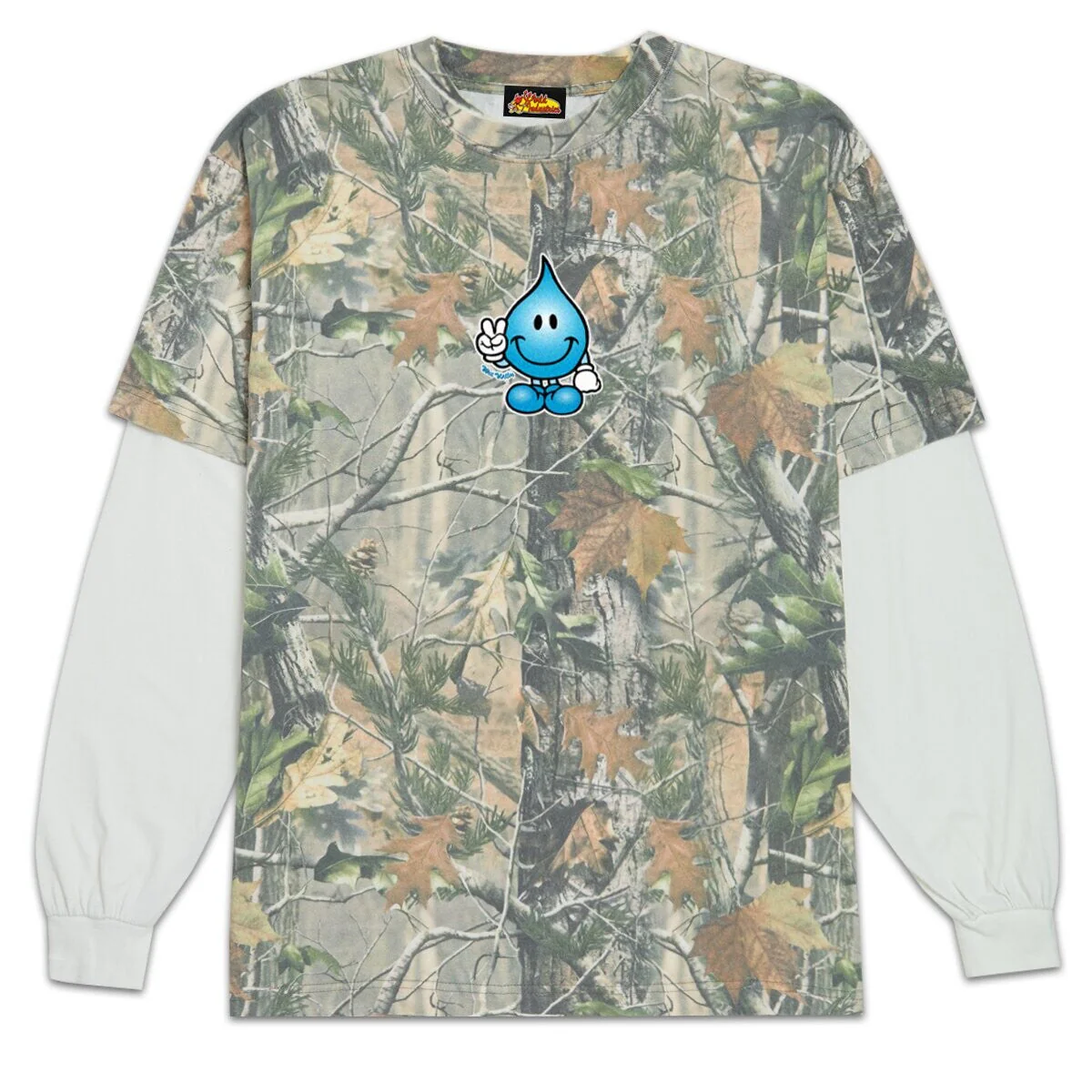 World Industries Classic Wet Willy Layered T-Shirt - Camo/White