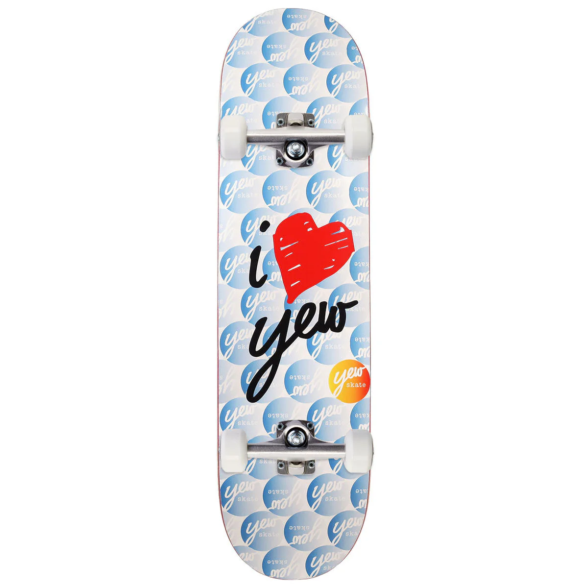 Yew I Love Yew Skateboard Complete - Blue - 8.50"