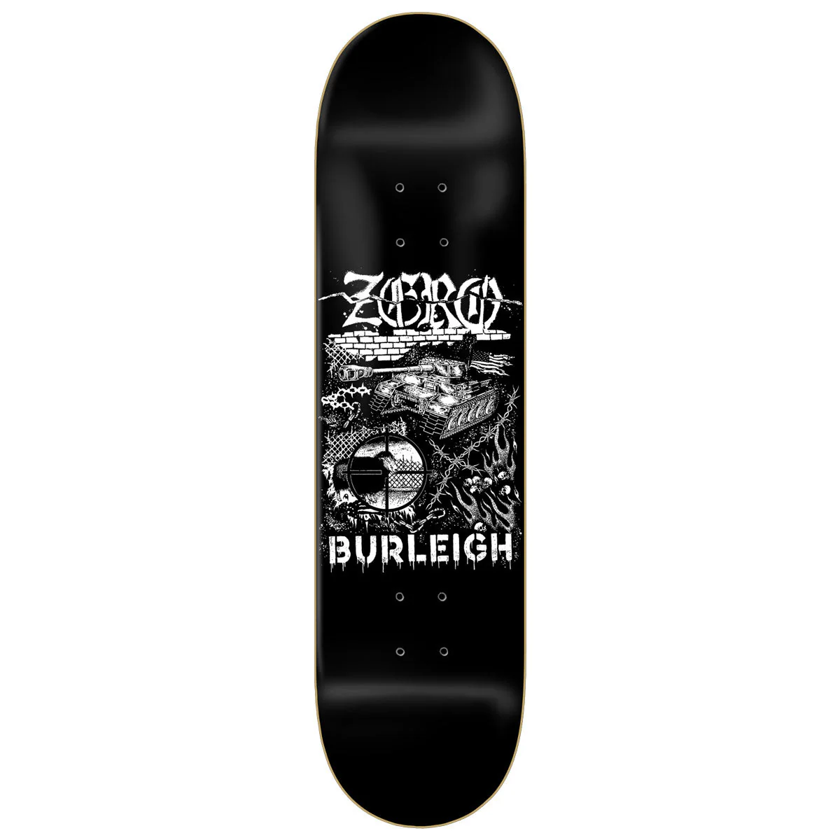 Zero Burleigh Black Sheep Skateboard Deck - 8.50"